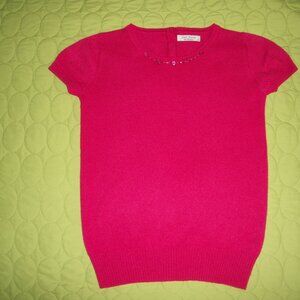 El Corte Inglés "Easy Wear" Fuchsia Color 100% Cashmere Sweater